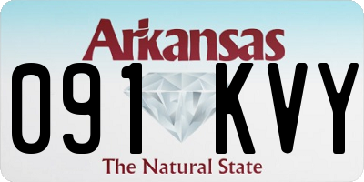 AR license plate 091KVY