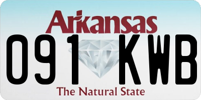 AR license plate 091KWB