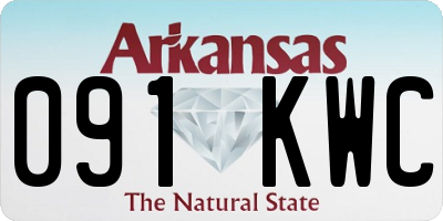 AR license plate 091KWC