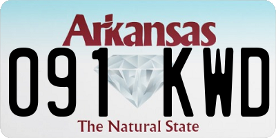 AR license plate 091KWD