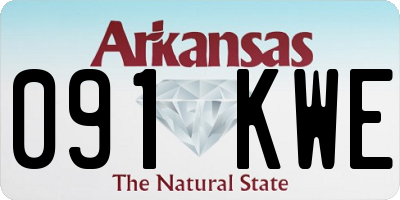 AR license plate 091KWE