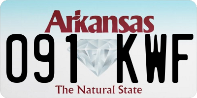 AR license plate 091KWF