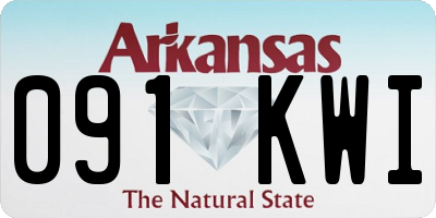 AR license plate 091KWI