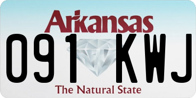 AR license plate 091KWJ