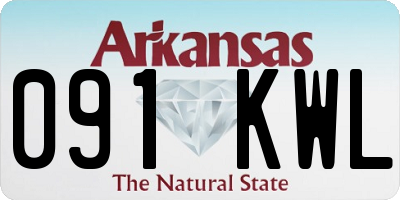 AR license plate 091KWL