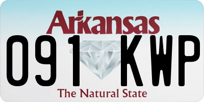 AR license plate 091KWP