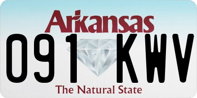 AR license plate 091KWV