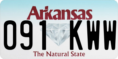 AR license plate 091KWW