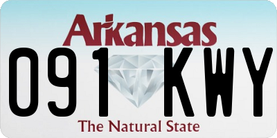 AR license plate 091KWY
