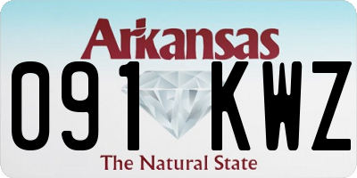 AR license plate 091KWZ