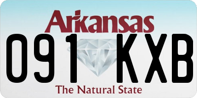 AR license plate 091KXB