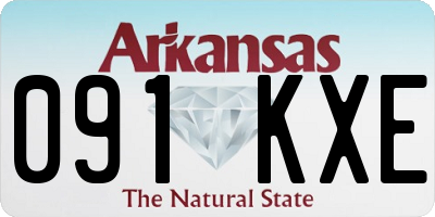 AR license plate 091KXE