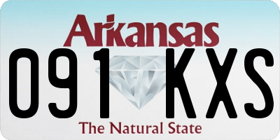 AR license plate 091KXS