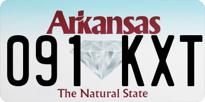 AR license plate 091KXT