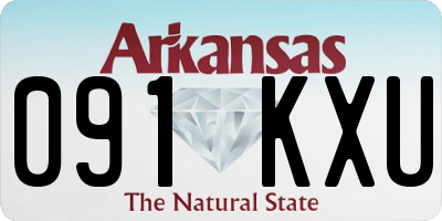 AR license plate 091KXU