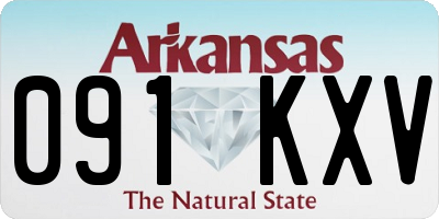 AR license plate 091KXV
