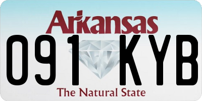 AR license plate 091KYB