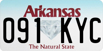 AR license plate 091KYC