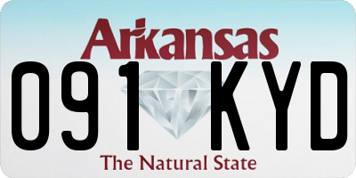 AR license plate 091KYD