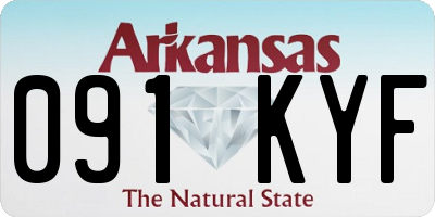 AR license plate 091KYF