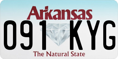 AR license plate 091KYG
