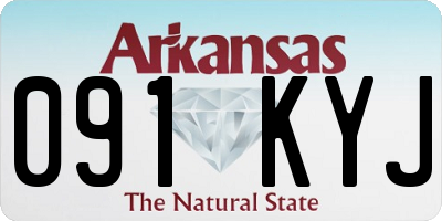 AR license plate 091KYJ