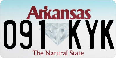 AR license plate 091KYK