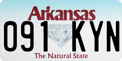 AR license plate 091KYN