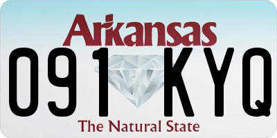 AR license plate 091KYQ