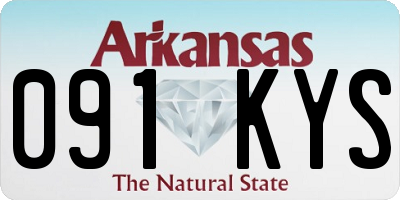 AR license plate 091KYS