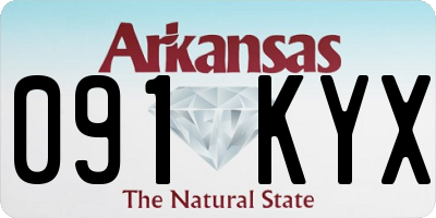 AR license plate 091KYX