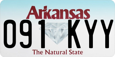 AR license plate 091KYY