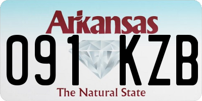 AR license plate 091KZB