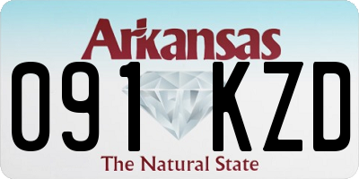 AR license plate 091KZD