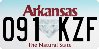 AR license plate 091KZF