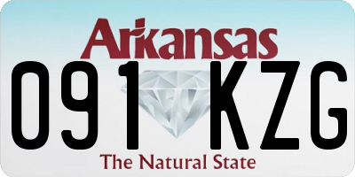 AR license plate 091KZG