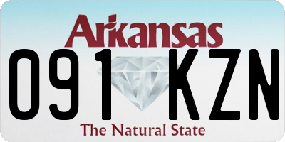 AR license plate 091KZN