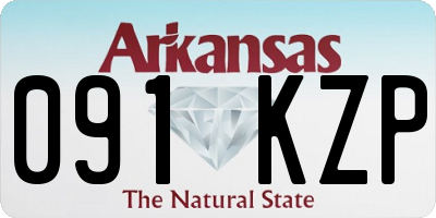 AR license plate 091KZP