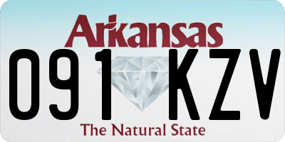 AR license plate 091KZV