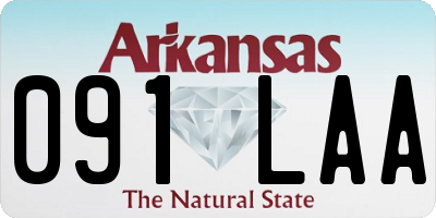 AR license plate 091LAA