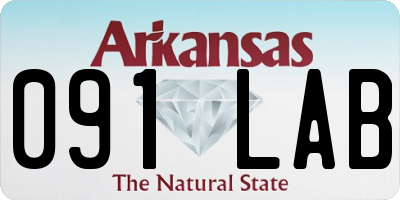 AR license plate 091LAB