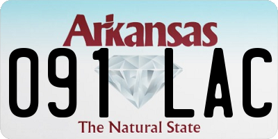 AR license plate 091LAC