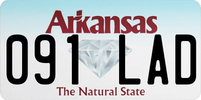 AR license plate 091LAD