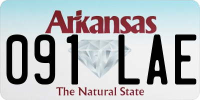 AR license plate 091LAE