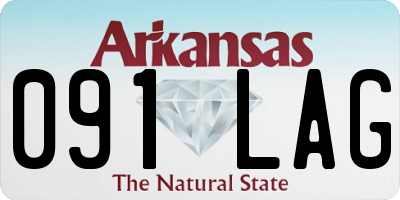 AR license plate 091LAG