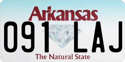 AR license plate 091LAJ