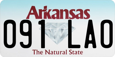 AR license plate 091LAO