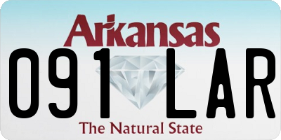 AR license plate 091LAR