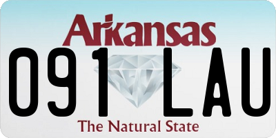 AR license plate 091LAU
