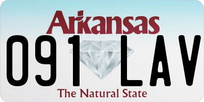 AR license plate 091LAV